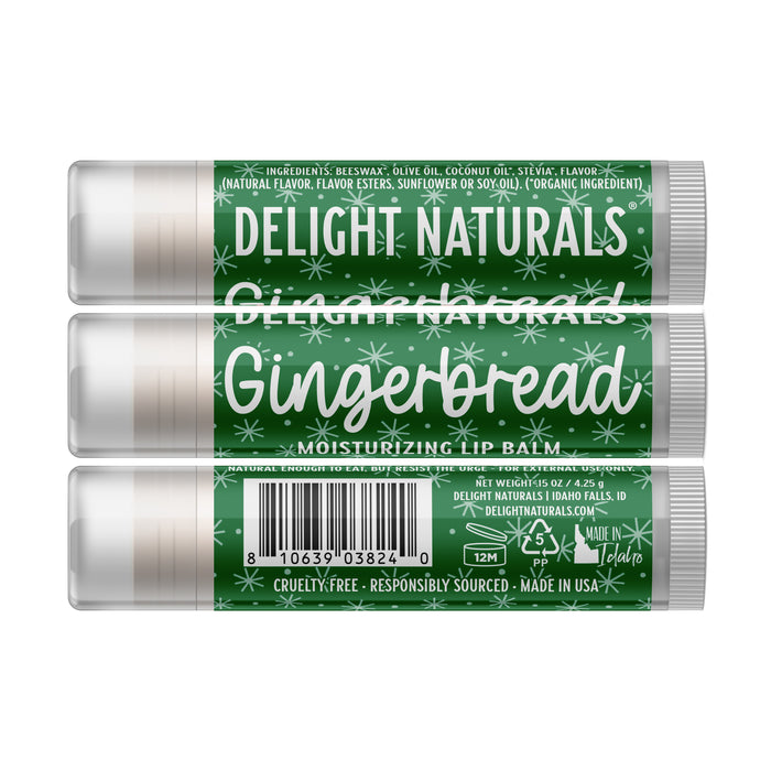 Gingerbread Lip Balm - Three Pack