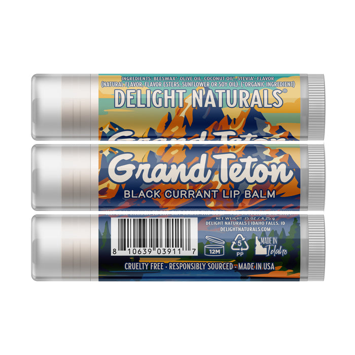 Grand Teton National Park Black Currant Lip Balm
