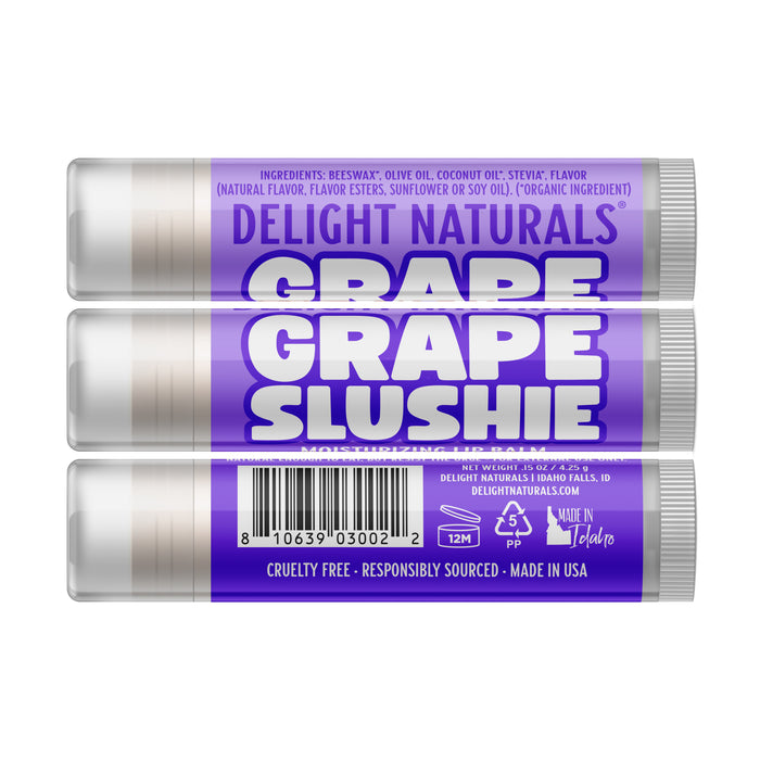 Grape Slushie Lip Balm - Three Pack