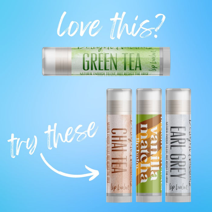 Green Tea Lip Balm - Three Pack