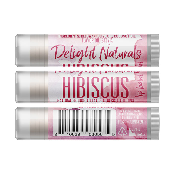 Hibiscus Lip Balm - Three Pack