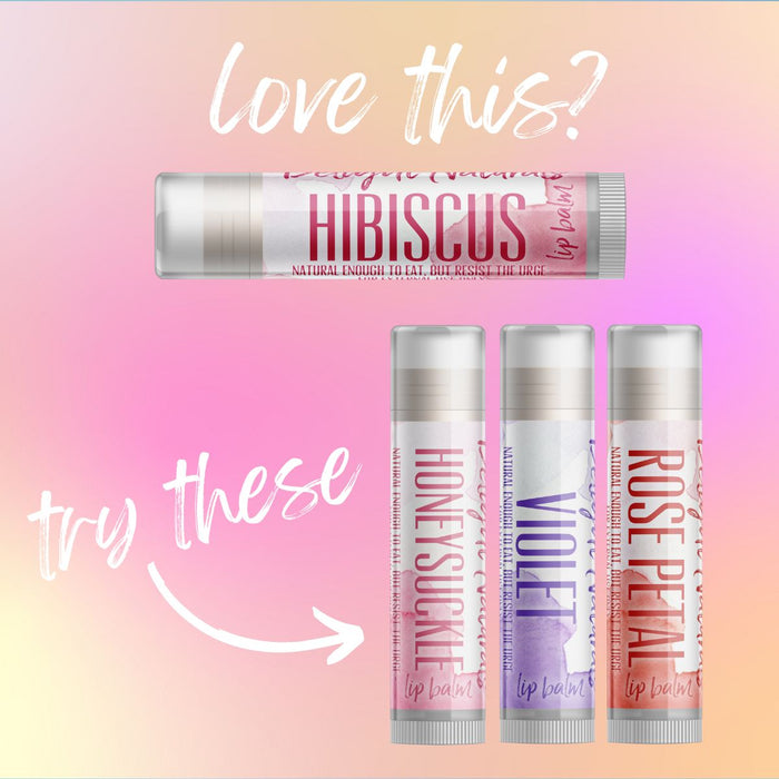 Hibiscus Lip Balm - Three Pack