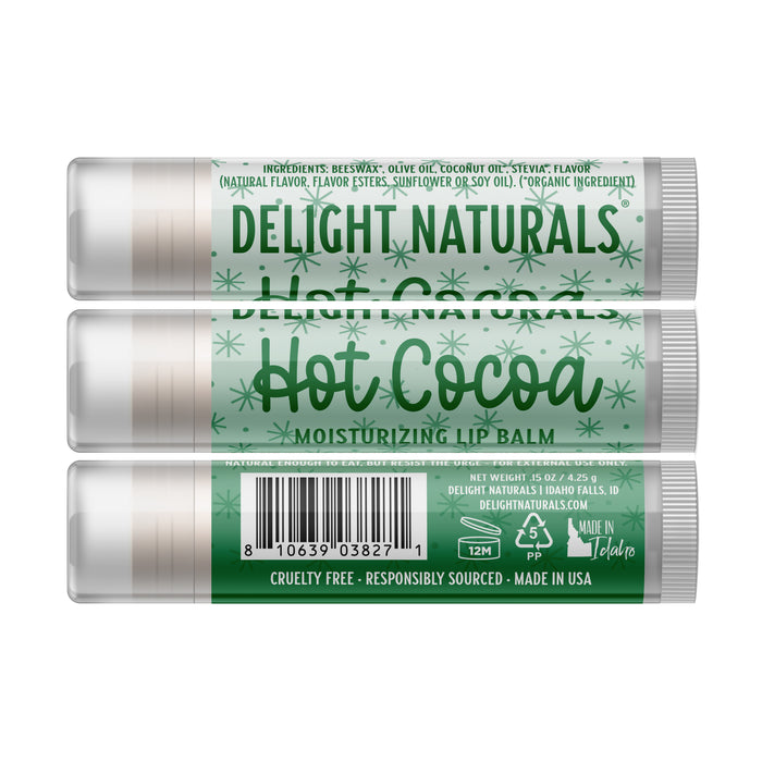 Hot Cocoa Lip Balm - Three Pack