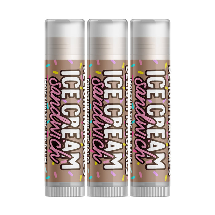 Ice Cream Sandwich Lip Balm - Three Pack