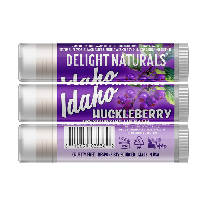Idaho Huckleberry Lip Balm - Three Pack