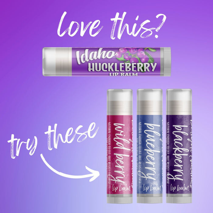 Idaho Huckleberry Lip Balm - Three Pack