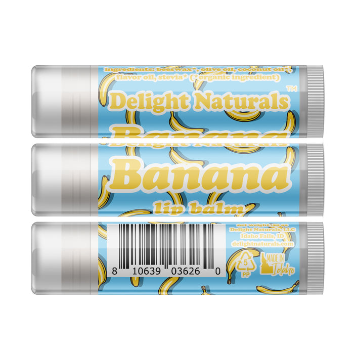 Jumbo Banana Lip Balm