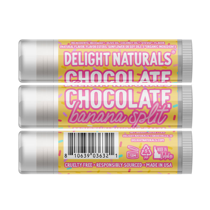 Jumbo Chocolate Banana Split Lip Balm