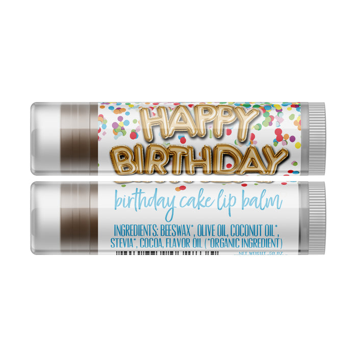 Jumbo Chocolate Happy Birthday Lip Balm