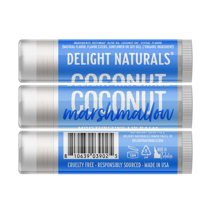 Jumbo Coconut Marshmallow Lip Balm