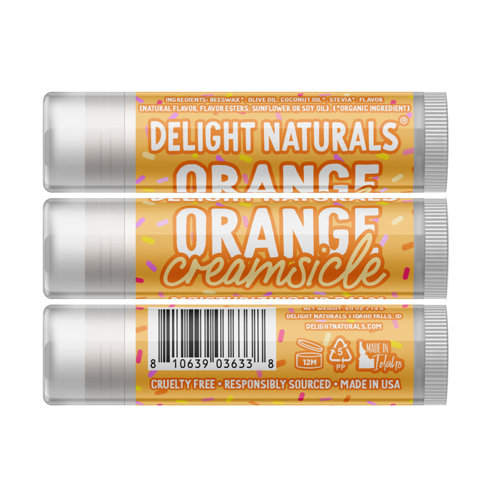 Jumbo Orange Creamsicle Lip Balm