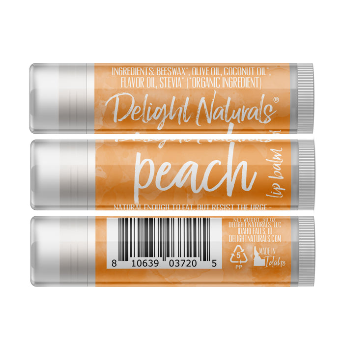 Jumbo Peach Lip Balm