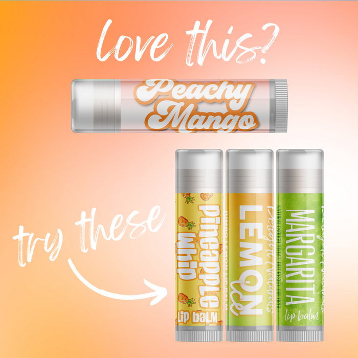 Jumbo Peachy Mango Lip Balm