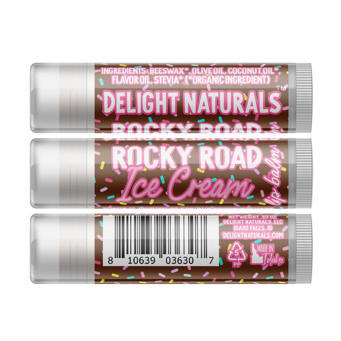 Jumbo Rocky Road Ice Cream Lip Balm