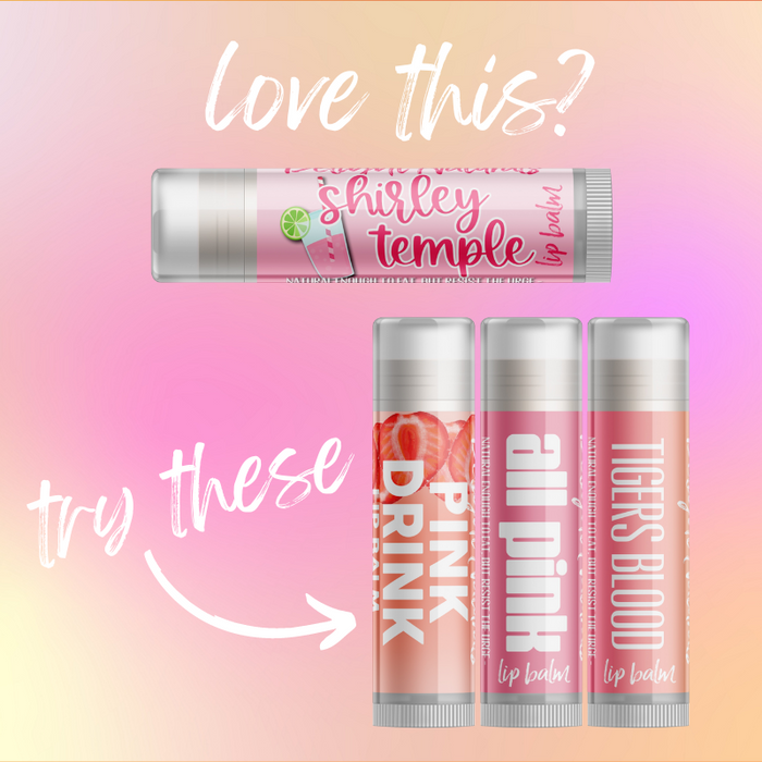 Jumbo Shirley Temple Lip Balm