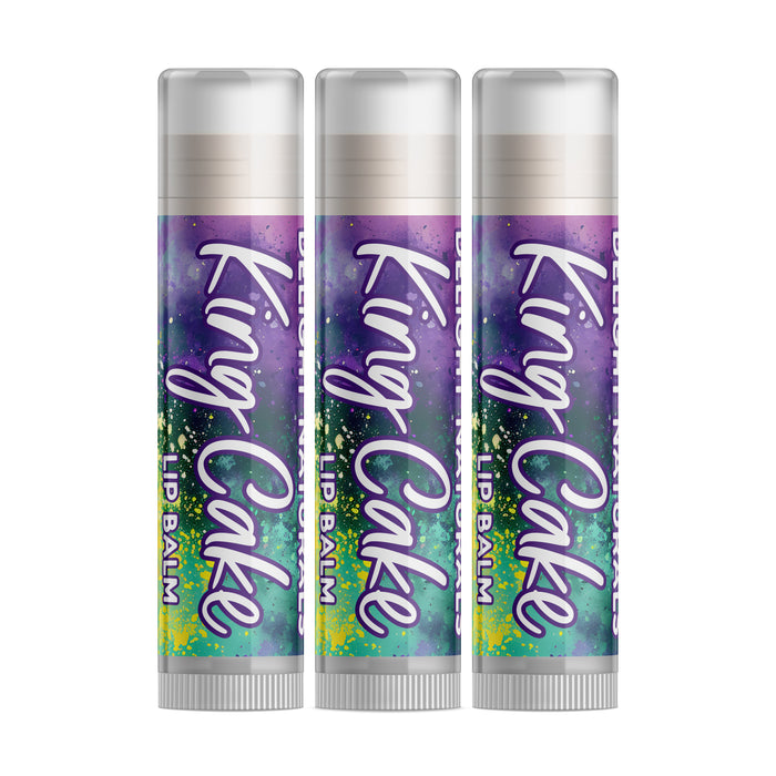 King Cake Lip Balm - Three Pack