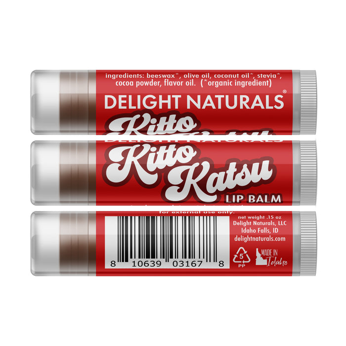 Kitto Katsu Lip Balm - Three Pack