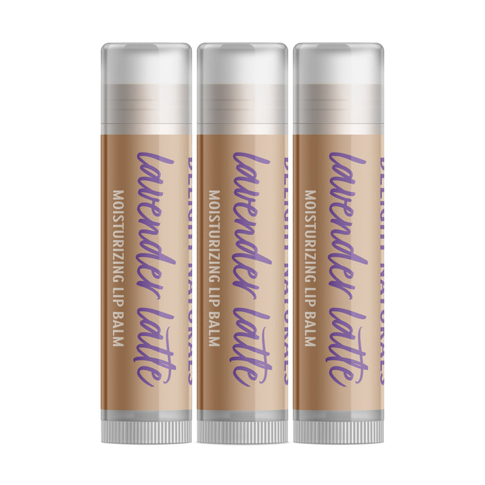 Lavender Latte Lip Balm - Three Pack