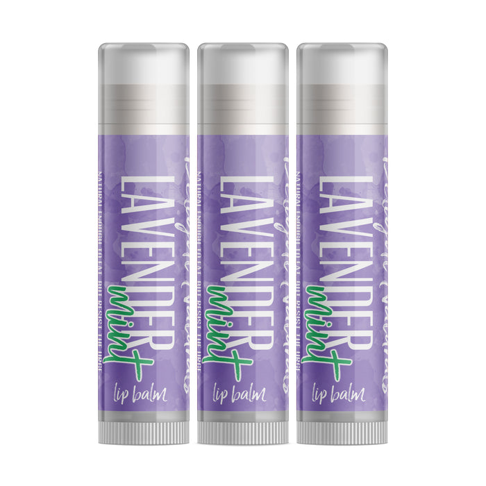 Lavender Mint Lip Balm - Three Pack