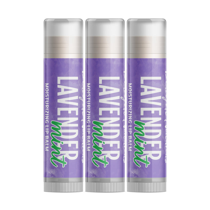 Lavender Mint Lip Balm - Three Pack