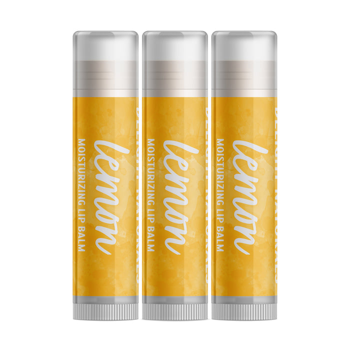 Lemon Lip Balm - Three Pack