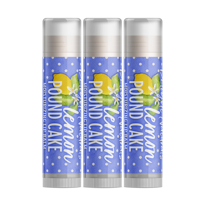 Lemon Pound Cake Lip Balm - Three Pack