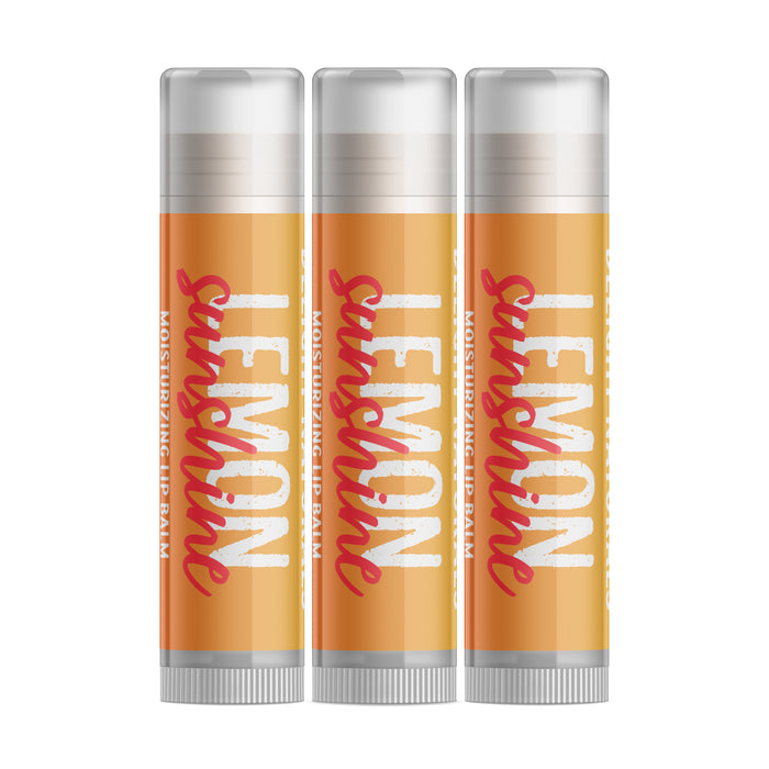 Lemon Sunshine Lip Balm - Three Pack