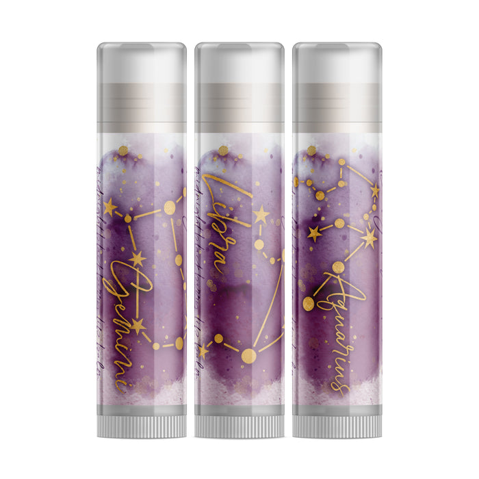 Zodiac Signs Lip Balm - Three Pack