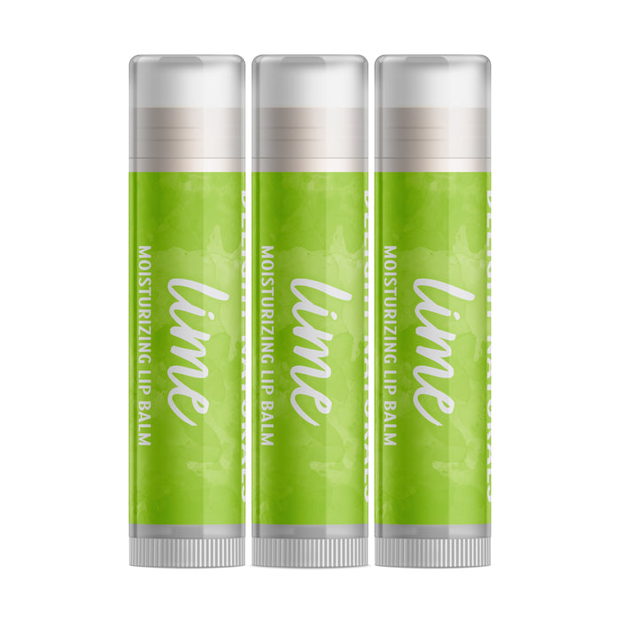 Lime Lip Balm - Three Pack