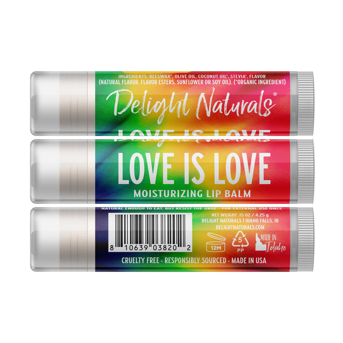 Love is Love Tie Dye Lip Balm