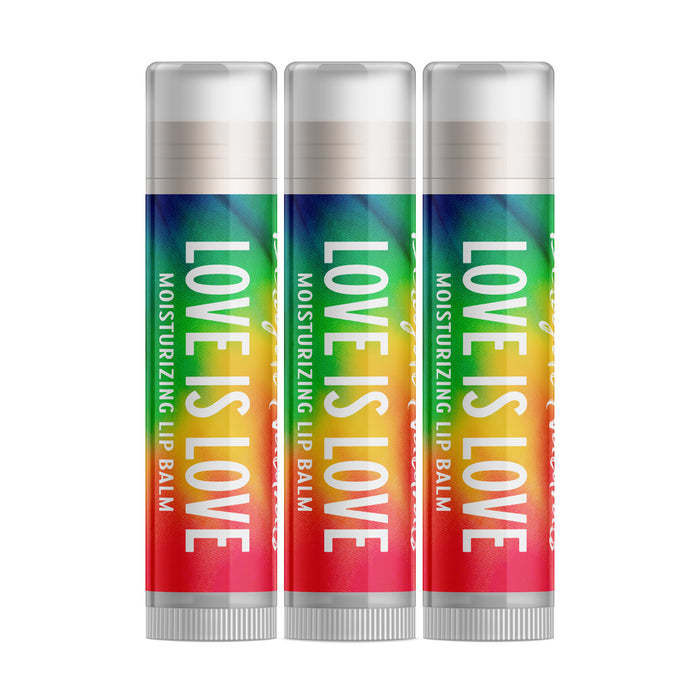 Love is Love Tie Dye Lip Balm - Three Pack
