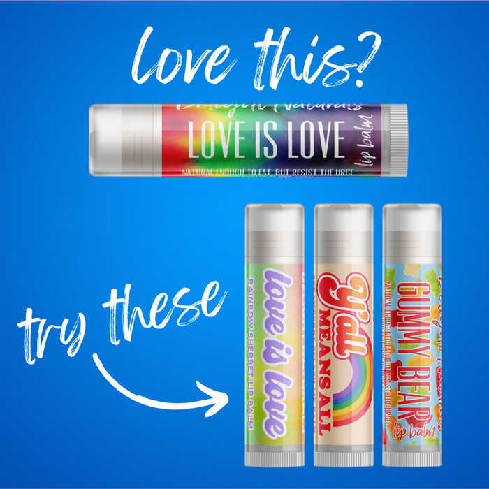 Love is Love Tie Dye Lip Balm - Three Pack