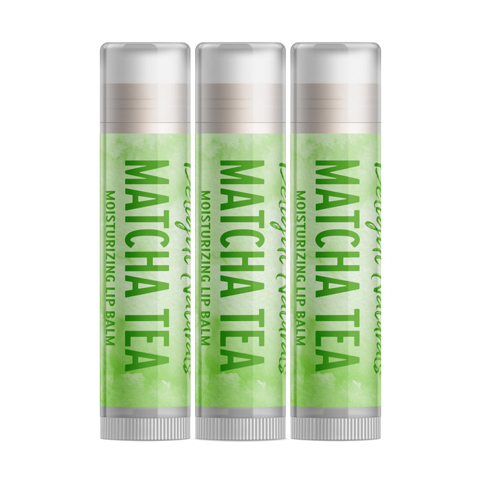 Matcha Tea Lip Balm - Three Pack