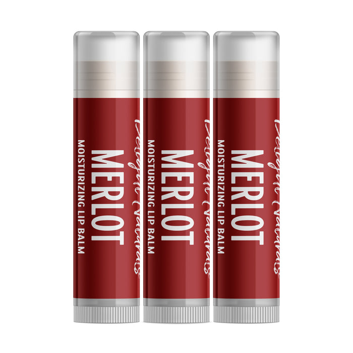 Merlot Wine Lip Balm - Three Pack