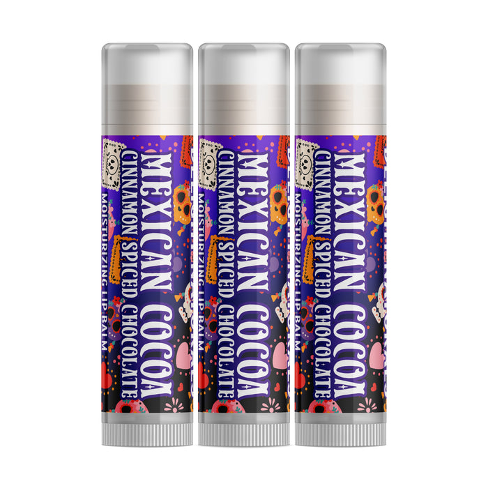 Mexican Cocoa Lip Balm - Dia De Los Muertos - Three Pack