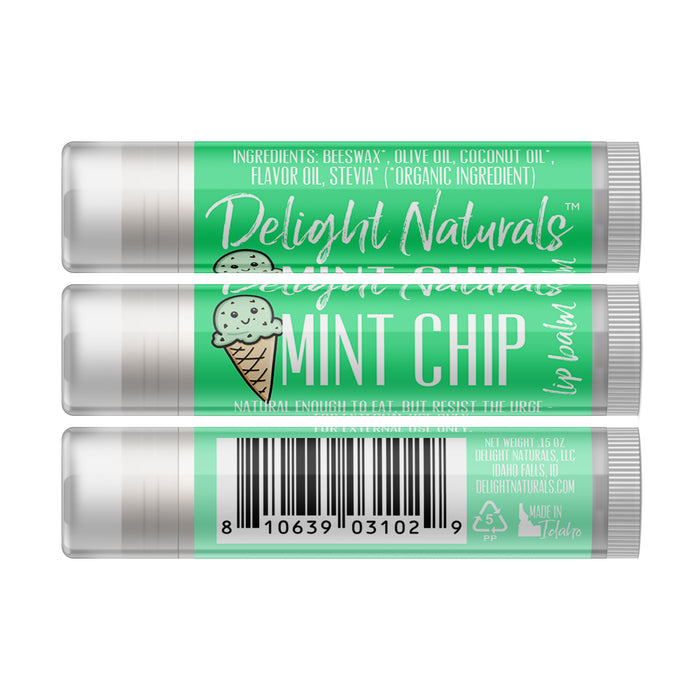 Mint Chip Lip Balm - Three Pack