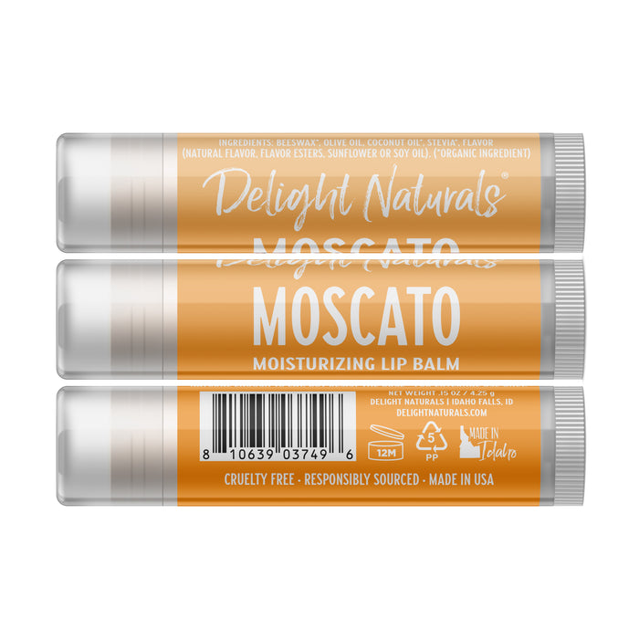 Moscato Wine Lip Balm - Three Pack