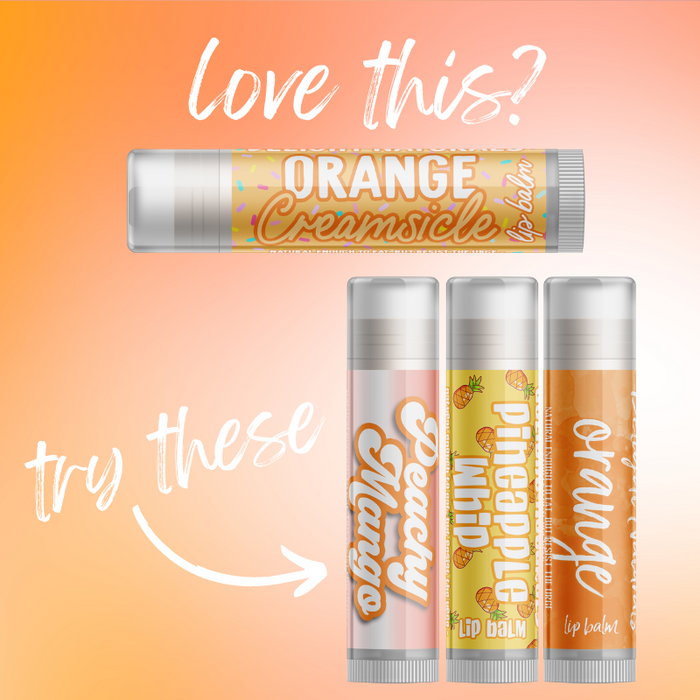 Orange Creamsicle Lip Balm - Three Pack