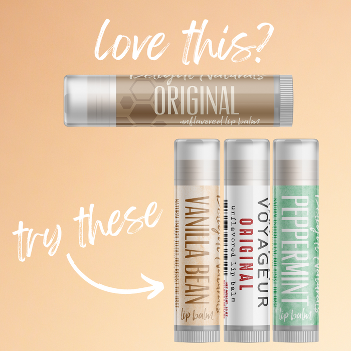 Original Lip Balm - Unflavored - Three Pack