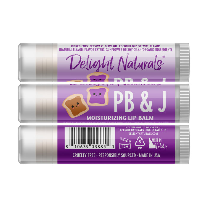 PB&J Grape Lip Balm - Three Pack