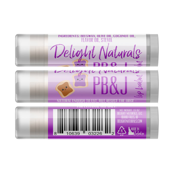 PB&J Lip Balm Grape - Three Pack