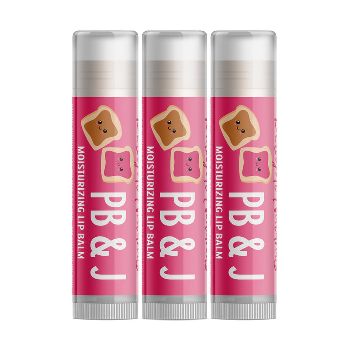 PB&J Strawberry Lip Balm - Three Pack
