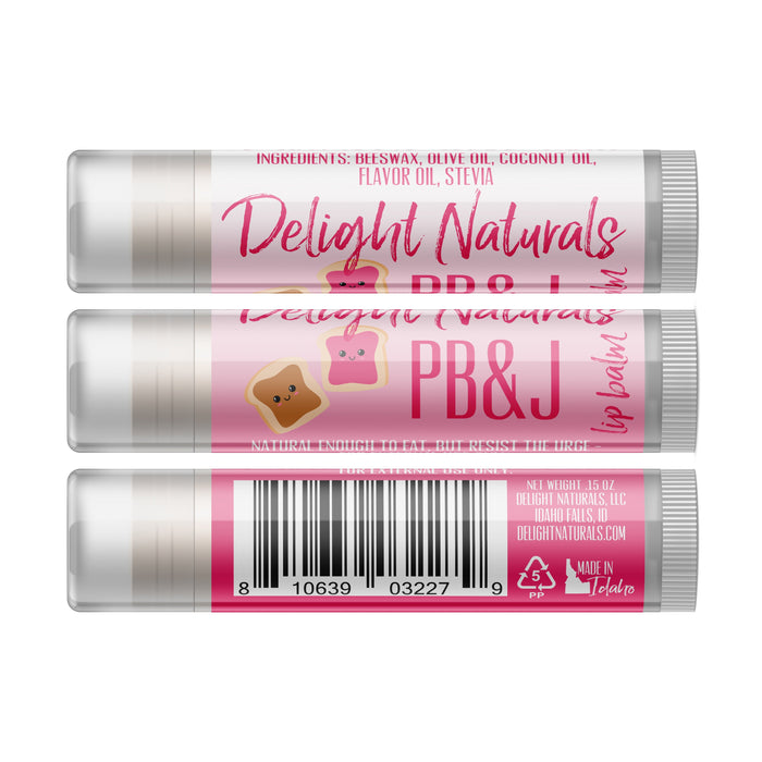 PB&J Lip Balm Strawberry - Three Pack