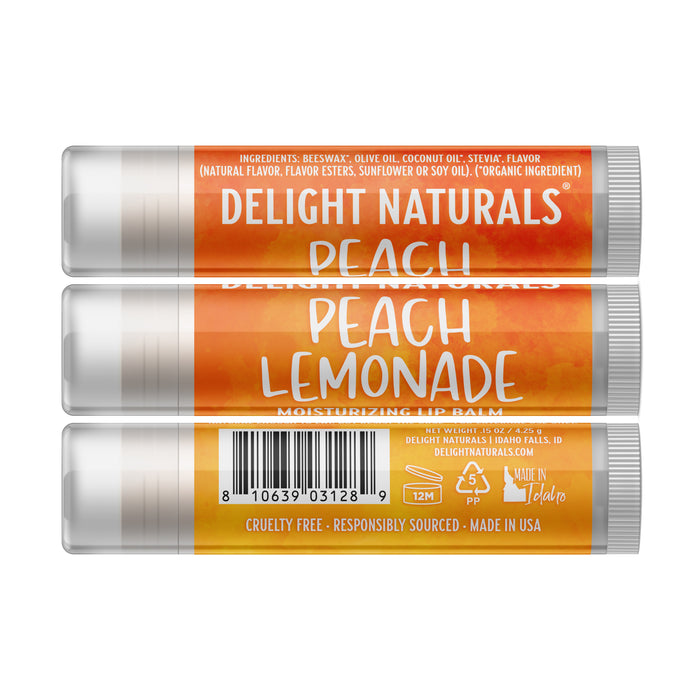 Peach Lemonade Lip Balm - Three Pack