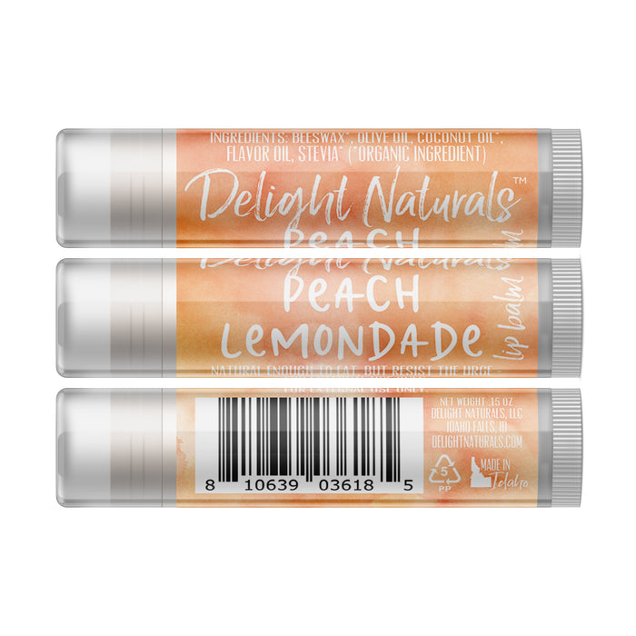 Peach Lemonade Lip Balm - Three Pack