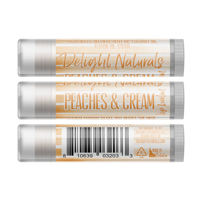 Peaches & Cream Lip Balm - Three Pack