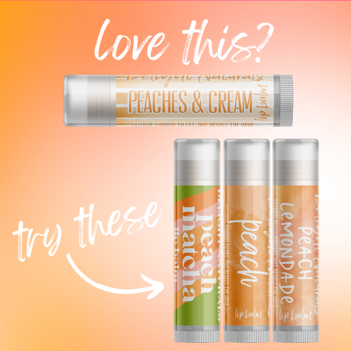 Peaches & Cream Lip Balm - Three Pack