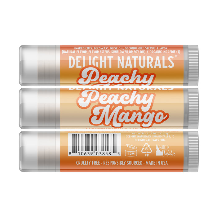 Peachy Mango Lip Balm - Three Pack
