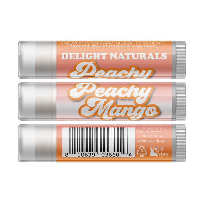 Peachy Mango Lip Balm - Three Pack