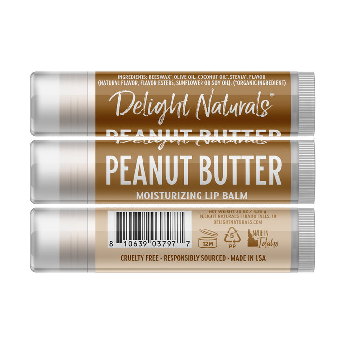Peanut Butter Lip Balm - Three Pack
